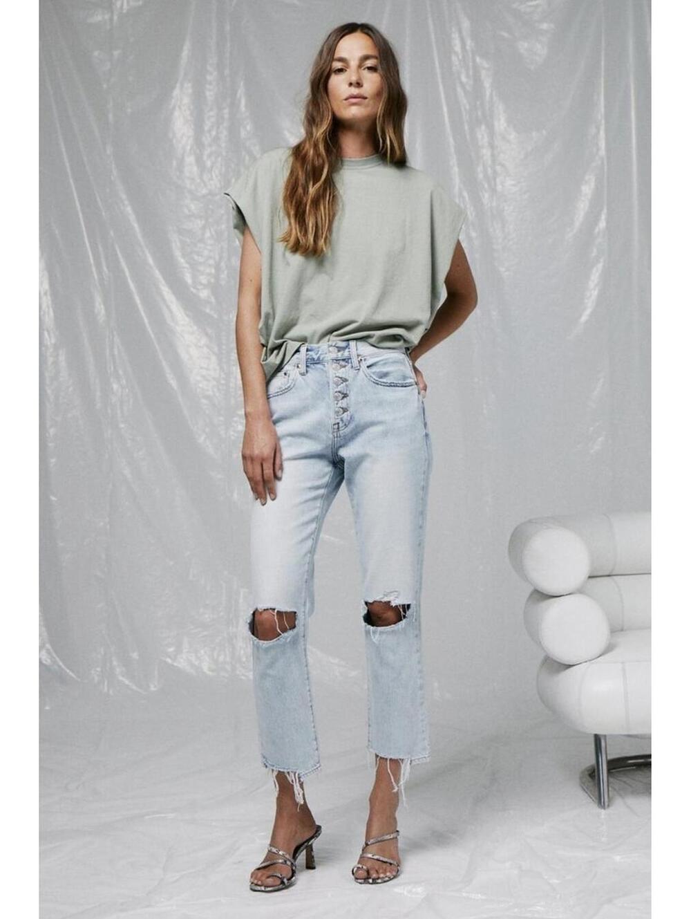 Pistola Charlie High Rise Straight Jeans (29)